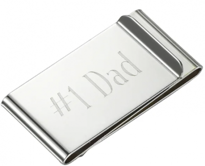 Visol Number 1 Dad Double Sided Money Clip