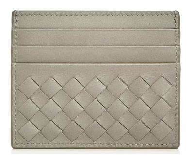 Woven Leather Card Case