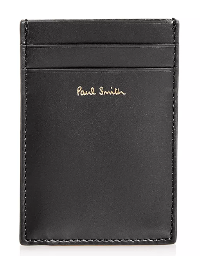 Two-Tone Leather Card Case