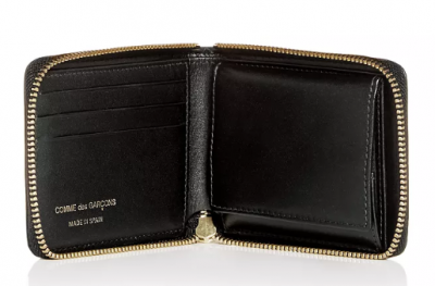 Brick Embossed Leather Wallet