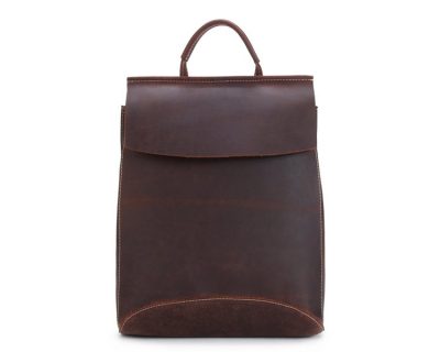 Handcrafted Vintage Style Top Grain Leather Backpack Travel Backpack School Backpack Unisex Backpack 8904