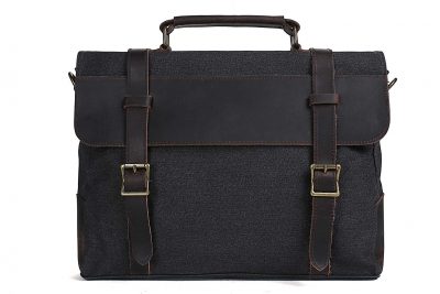 Canvas Leather Bag Briefcase Bag Messenger Bag Shoulder Bag Laptop Bag 1870