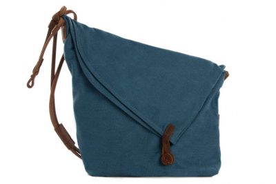 Canvas Leather Satchel Bag, Waxed Canvas Messenger Bag Crossbody Bag Shoulder Bag 6631