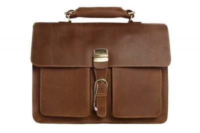 Handmade Italian Full Grain Vintage Brown Leather Briefcase Men Messenger Bag Laptop Bag 103