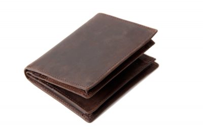 Handmade Custom Wholesale Genuine Leather Wallet Money Purse Bag Men Short Wallet Card Holder 197