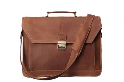 Handmade Vintage Leather Briefcase Men Messenger Bag Laptop Bag 7083