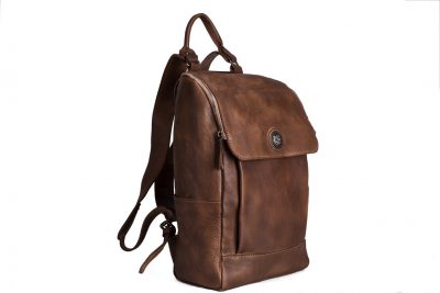 Handmade Vintage Style Vegetable Tanned Leather Backpack Rucksack School Backpack 9026