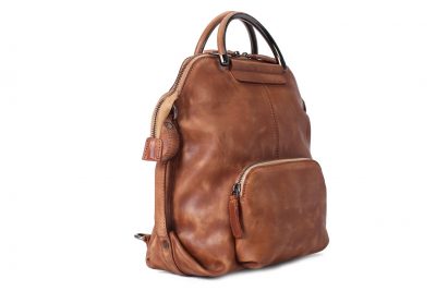 Handmade Full Grain Leather Backpack, Rucksack, Messenger Bag, Shoulder Bag WF57