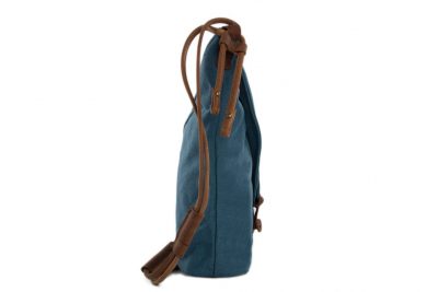 Canvas Leather Satchel Bag, Waxed Canvas Messenger Bag Crossbody Bag Shoulder Bag 6631