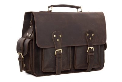 Handcrafted Rustic Leather Briefcase, Messenger Bag, Laptop Bag, Men’s Handbag 7145