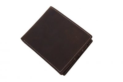 Handmade Wholesale Genuine Leather Wallet Money Purse Bag Men Short Wallet Card Holder 198