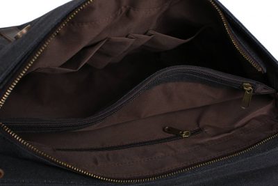 Canvas Leather Bag Briefcase Bag Messenger Bag Shoulder Bag Laptop Bag 1870